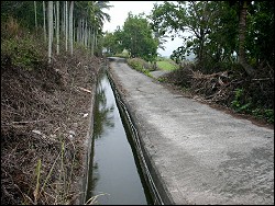 小馬圳通水情形